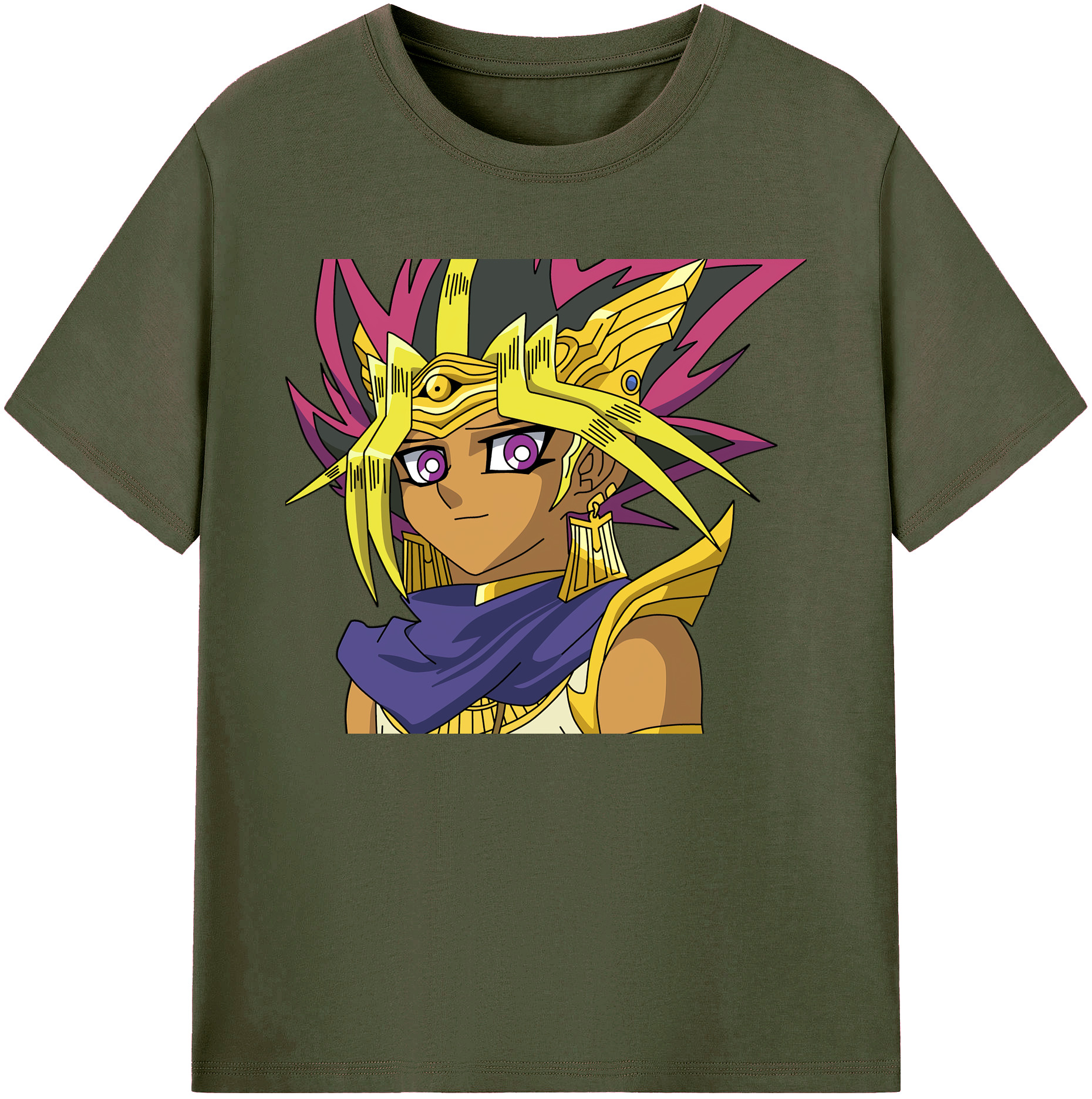 （画像用） 遊☆戯☆王 Yu-Gi-Oh! 綿100％ メンズ半袖Tシャツ｜肌触りやわらか＆通気性